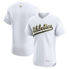 Athletics Blank Player White Limited Home Elite Baseball Jerseys