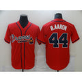 Atlanta Braves #44 H.aaron Red Game Baseball Jersey