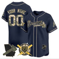 Atlanta Braves Armed Forces Day Vapor Premier Limited Custom Jersey â€?Navy Baseball Jersey