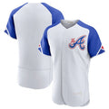 Atlanta Braves Blank White 2023 City Connect Flex Base Stitched  Baseball Jersey