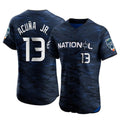 Atlanta Braves #13 Ronald Acuna Jr Player Royal National League All-Star Limited Elite Home Game Stitched Baseball Jersey