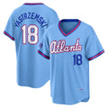 Atlanta Braves #18 Mike Yastrzemski Powder Blue 2026 City Connect Stadium Baseball Jersey