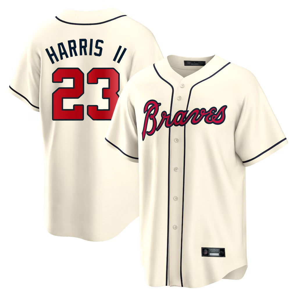 Atlanta Braves #23 Michael Harris II Player Cream Home Game Stitched Baseball Jersey