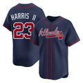Atlanta Braves #23 Michael Harris II Player Navy Limited Home Game Stitched Baseball Jersey