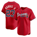 Atlanta Braves #23 Michael Harris II Player Red Limited Home Game Stitched Baseball Jersey