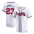 Atlanta Braves #23 Michael Harris II Player White Limited Elite Home Game Stitched Baseball Jersey