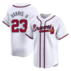 Atlanta Braves #23 Michael Harris II Player White Limited Home Game Stitched Baseball Jersey