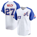 Atlanta Braves #27 Austin Riley White City Connect Limited Player Baseball Jersey