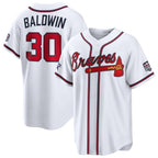 Atlanta Braves #30 Drake Baldwin 2026 All-Star Game White Replica Baseball Jersey