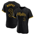 Atlanta Braves #3 Dale Murphy Player Black Snake Skin City Limited Elite Home Game Stitched Baseball Jersey