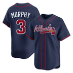 Atlanta Braves #3 Dale Murphy Player Navy Limited Home Game Stitched Baseball Jersey