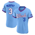 Atlanta Braves #3 Dale Murphy Player Powder Blue 2026 City Connect T-shirt Limited Elite Home Game Stitched Baseball Jersey