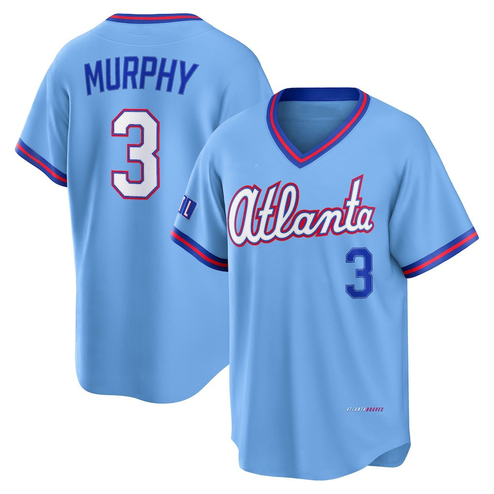 Atlanta Braves #3 Dale Murphy Powder Blue 2026 City Connect Stadium Baseball Jersey