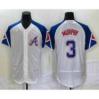 Atlanta Braves #3 Dale Murphy White 2023 City Connect Flex Base Stitched Baseball Jersey