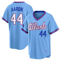 Atlanta Braves #44 Hank Aaron Powder Blue 2026 City Connect Stadium Baseball Jersey
