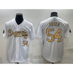 Atlanta Braves #54 Max Fried Number White 2022 All Star Stitched Cool Baseball Jersey