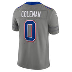 B.Bills #0 Keon Coleman Gray Nickel City Vapor F.U.S.E. Stitched Limited Football Jersey