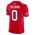 B.Bills #0 Keon Coleman Red Alternate Vapor F.U.S.E. Limited Jersey