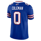 B.Bills #0 Keon Coleman Royal Team Vapor F.U.S.E. Limited Stitched Football American Jersey