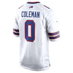 B.Bills #0 Keon Coleman White Game Stitched Football American Jersey