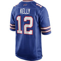 B.Bills #12 Jim Kelly Royal Game Retired Player Stitched Football American Jersey