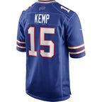 B.Bills #15 Jack Kemp Royal Game Retired Player Stitched Football American Jersey