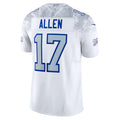 B.Bills #17 Josh Allen 2025 Rivalries Collection Limited Jersey - White