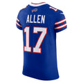 B.Bills #17 Josh Allen Royal Vapor F.U.S.E. Elite Stitched Football American Jersey