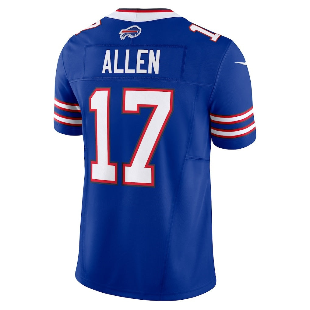 B.Bills #17 Josh Allen Royal Vapor F.U.S.E. Limited Stitched Football American Jersey