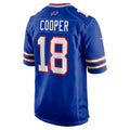 B.Bills #18 Amari Cooper Royal Game Stitched Football American Jersey