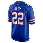 B.Bills #22 Ray Davis Royal Game Stitched Football American Jersey