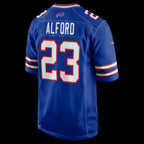 B.Bills #23 Dee Alford Royal Team Game Stitched Football American Jersey