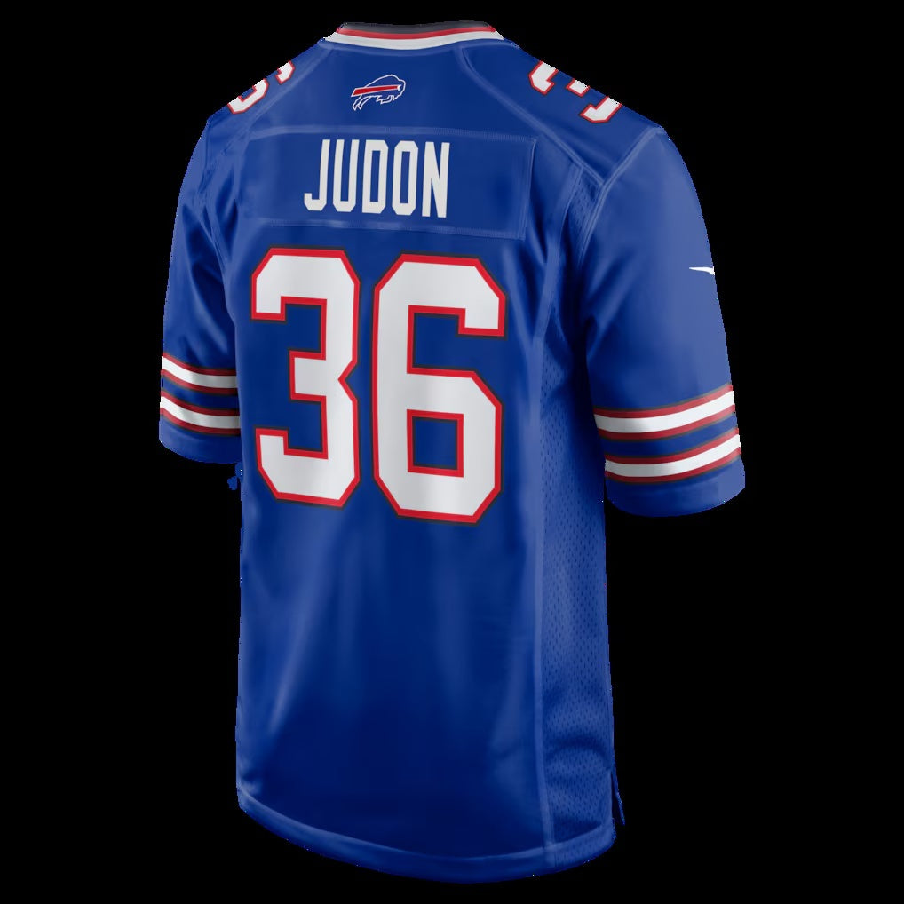 B.Bills #36 Matthew Judon Royal Team Game Stitched Football American Jersey
