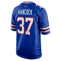 B.Bills #37 Jordan Hancock Royal Team Game Stitched Football American Jersey