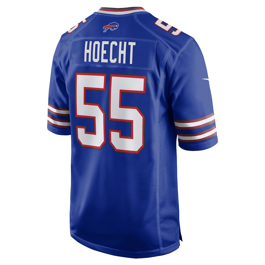 B.Bills #55 Michael Hoecht Royal Team Game Stitched Football American Jersey
