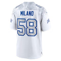 B.Bills #58 Matt Milano 2025 Rivalries Collection Game Jersey - White
