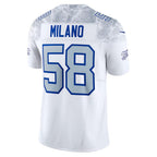 B.Bills #58 Matt Milano 2025 Rivalries Collection Limited Jersey - White