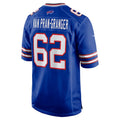 B.Bills #62 Sedrick Van Pran-Granger Royal Game Stitched Football American Jersey