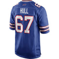 B.Bills #67 Kent Hull Royal Game Retired Player Stitched Football American Jersey