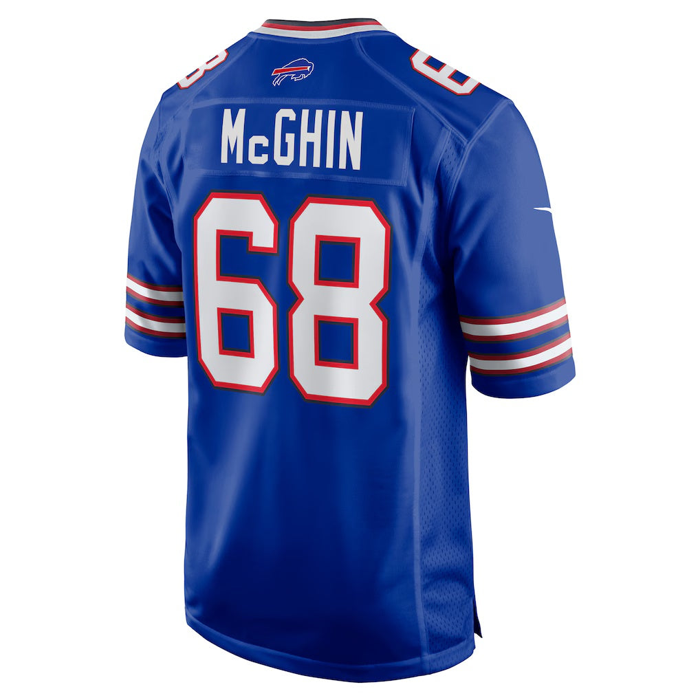 B.Bills #68 Garrett McGhin Royal Team Game Stitched Football American Jersey