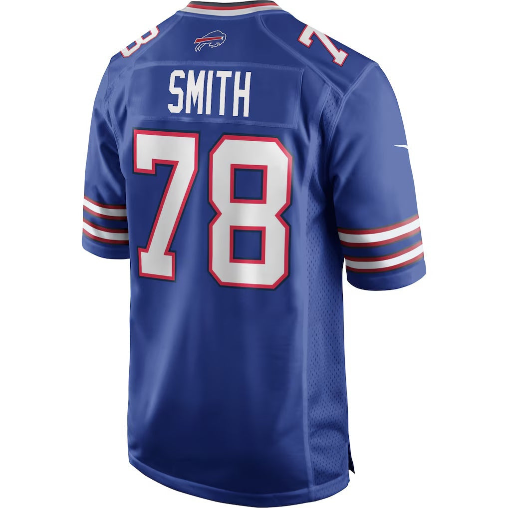 B.Bills #78 Bruce Smith Royal Game Retired Player Stitched Football American Jersey