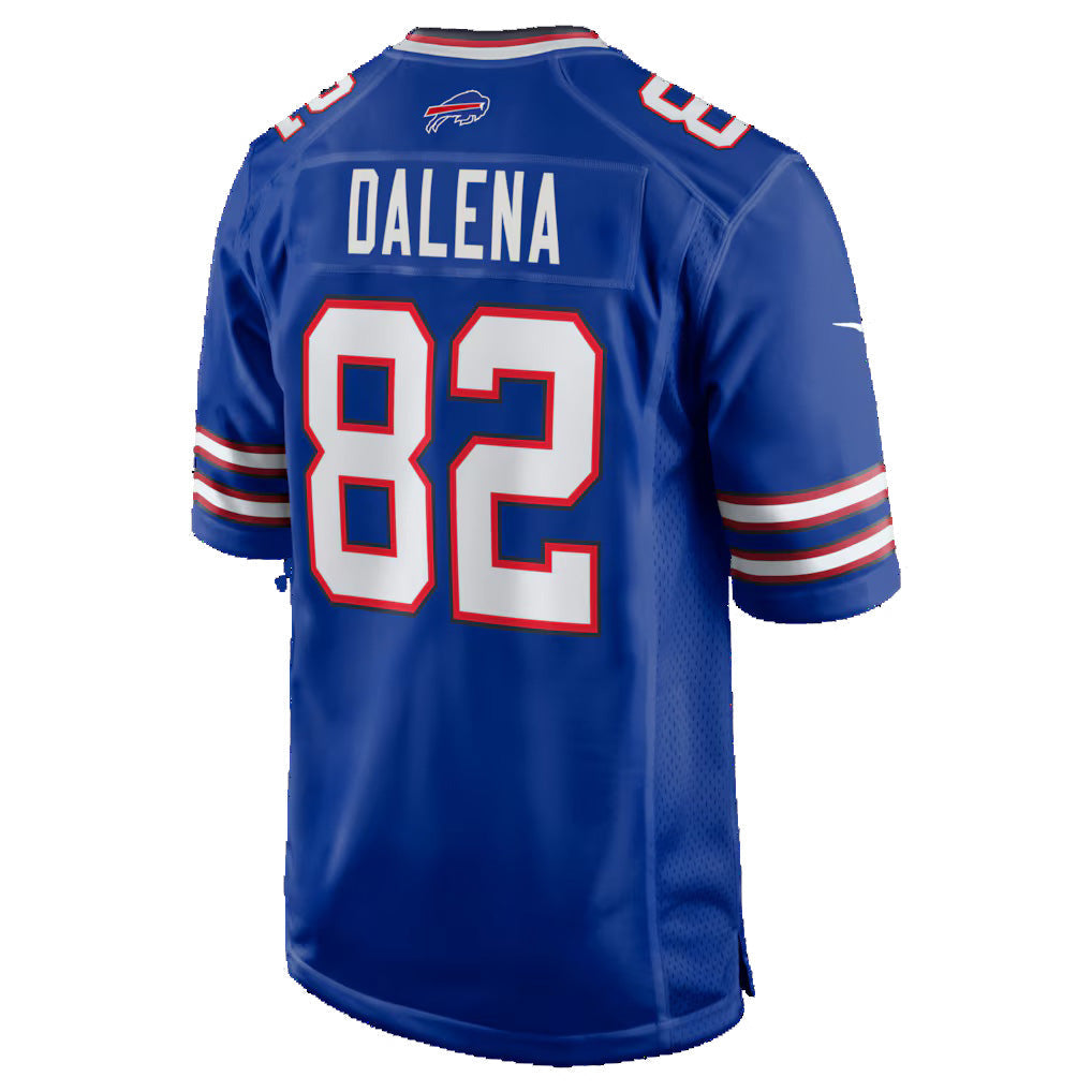 B.Bills #82 Mac Dalena Royal Game Football Jersey