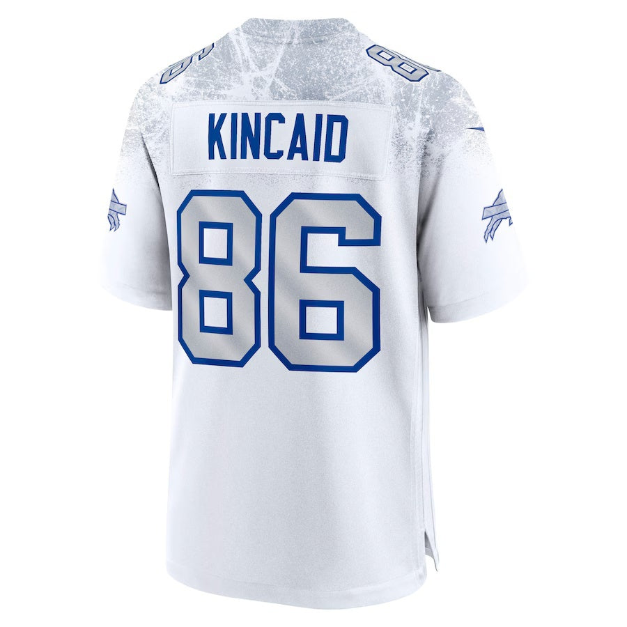 B.Bills #86 Dalton Kincaid 2025 Rivalries Collection Game Jersey - White