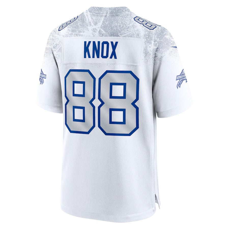 B.Bills #88 Dawson Knox 2025 Rivalries Collection Game Jersey - White
