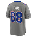 B.Bills #88 Dawson Knox Gray Nickel City Game Football Jersey