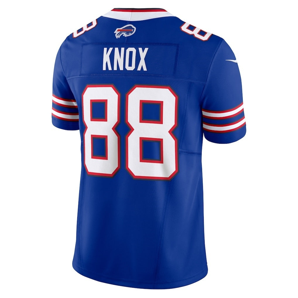 B.Bills #88 Dawson Knox Royal Vapor F.U.S.E. Limited Stitched Football American Jersey