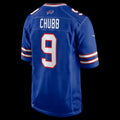 B.Bills #9 Bradley Chubb Royal Team Game Stitched Football American Jersey