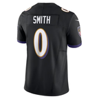 B.Ravens #0 Roquan Smith Black Alternate Vapor F.U.S.E. Limited Football Jersey