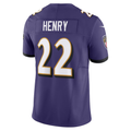 B.Ravens #22 Derrick Henry Purple Vapor F.U.S.E. Limited Football Jersey