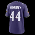 B.Ravens #44 Marlon Humphrey Purple Team Game Stitched Football American Jersey